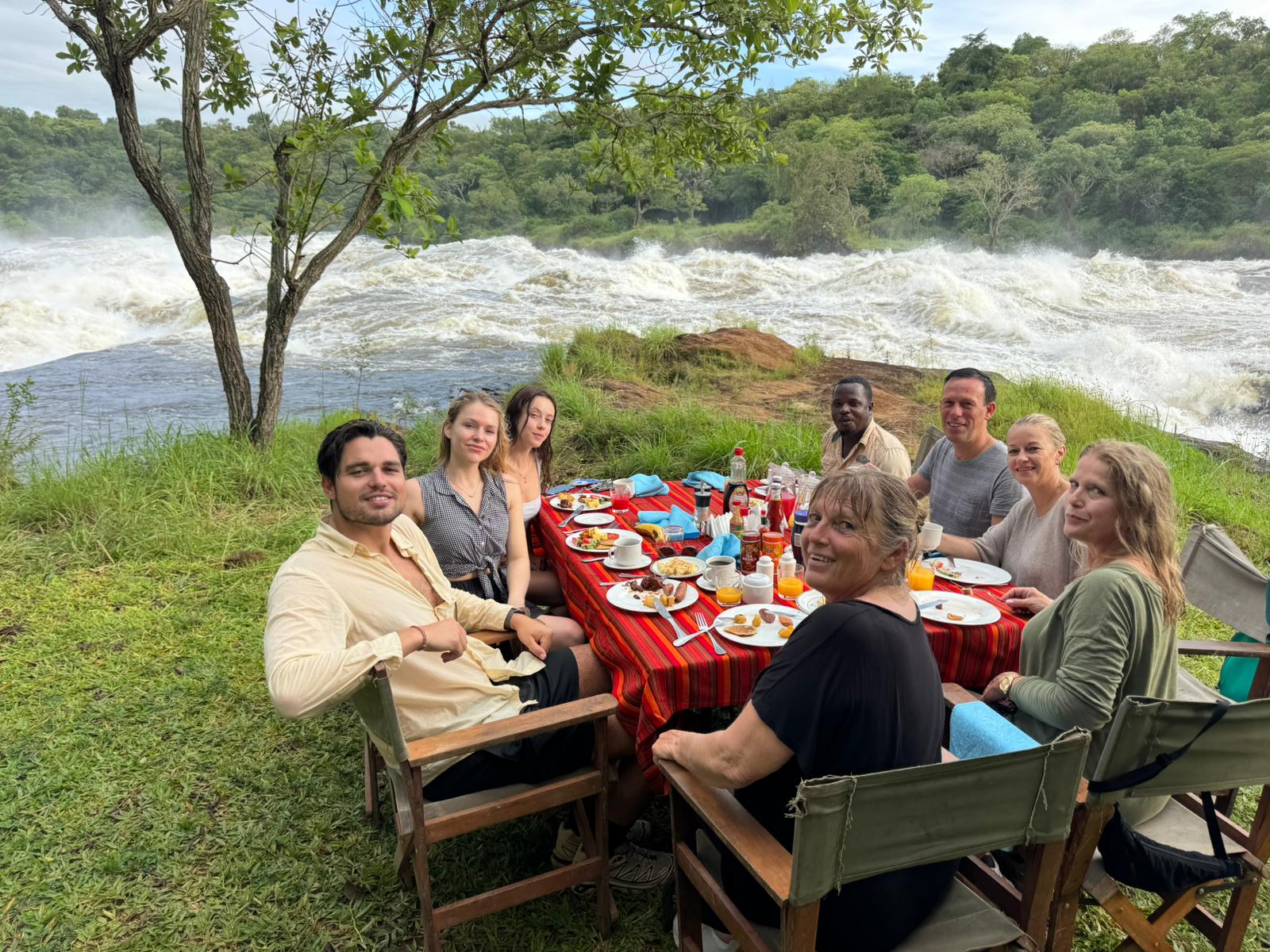 Breakfast at the Top of the Falls